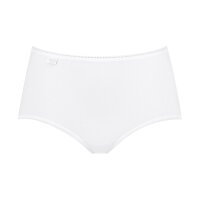 Sloggi Damen Midi, 3er Pack - 24/7 Cotton, einfarbig Weiß 40