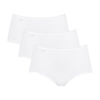 Sloggi Women Midi, Pack of 3 - 24/7 Cotton, monochrome...