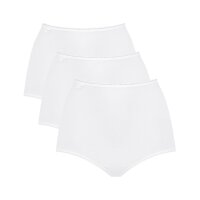 Sloggi Women Maxi, Pack of 3 - 24/7 Cotton, monochrome white 12