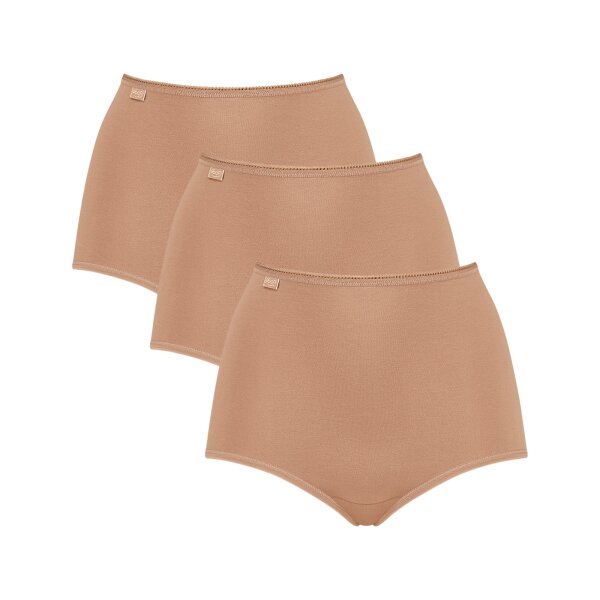 Sloggi Women Maxi, Pack of 3 - 24/7 Cotton, monochrome nude 14