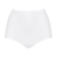 Sloggi Damen Slip Maxi, 3er Pack - 24/7 Microfibre, einfarbig Weiß 38