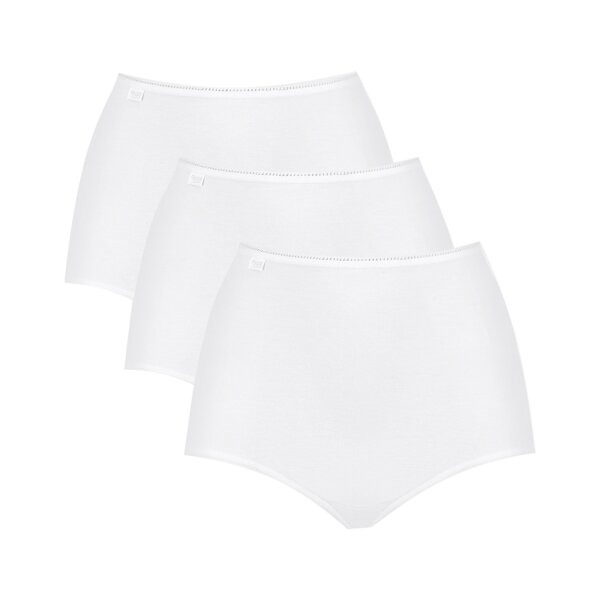 Sloggi Ladies Slip Maxi, Pack of 3 - 24/7 Microfibre, monochrome white 14