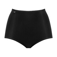 Sloggi Damen Slip Maxi, 3er Pack - 24/7 Microfibre, einfarbig Schwarz 42