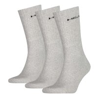 HEAD Unisex Crew Socks, Pack of 3 - soft Cotton Mix,...