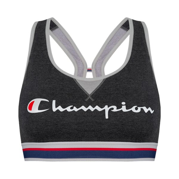 Champion Damen Bustier - Crop Top Authentic, einfarbig Grau XS
