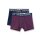 Sanetta Jungen Shorts - 2er Pack, Pants, Unterhose, rot/blau