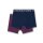 Sanetta Jungen Shorts - 2er Pack, Pants, Unterhose, rot/blau