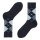 Burlington Ladies Socks WHITBY - Short stocking, diamond pattern, onesize, 36-41 Marine
