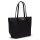 LACOSTE Ladies Handbag with Zip - S Shopping Bag, 24,5x24,5x14,5cm (WxHxD) Black