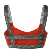 EMPORIO ARMANI Damen Bustier -  Bralett, Bra, Bügellos, Stretch Cotton Rot XS