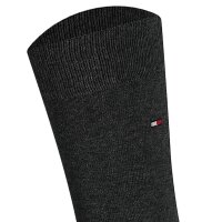 TOMMY HILFIGER Men Socks, Pack of 2 - Classic, Stockings, plain Grey 39-42
