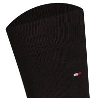 TOMMY HILFIGER Men Socks, Pack of 2 - Classic, Stockings, plain Dark brown 43-46