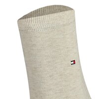 TOMMY HILFIGER Damen Socken, 2er Pack - Classic, Strümpfe, einfarbig Beige 39-42