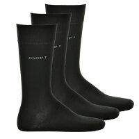JOOP! Herren Socken, 3er Pack - Kurzsocken, Baumwolle, Unifarben Schwarz 39-42