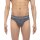HOM Herren Slip - Mini Briefs HO1, Unterhose, Baumwoll-Modal, einfarbig Grau L