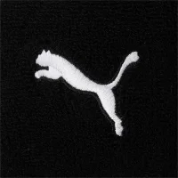 PUMA Unisex Wristband long 2er Pack - Schweißband, Running & Training, Puma Logo Schwarz