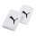 PUMA Unisex Wristband long Pack of 2 - Sweatband, Running & Training, Puma Logo White