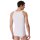 SCHIESSER Mens Undershirt - Sport Jacket, without sleeves, Original Rib, plain White M (Medium)