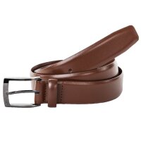 JOOP! Herren Gürtel - Coll. Belt 3,5 cm, Echtleder, Dornschließe, Logo Hellbraun 90 cm