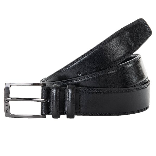 JOOP! Men Belts - Coll. Belt 3,5 cm, genuine Leather, Buckle, double Seams, Logo