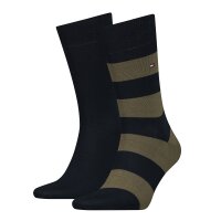 TOMMY HILFIGER Men Socks, Pack of 2 - Rugby Sock,...