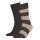 TOMMY HILFIGER Men Socks, Pack of 2 - Rugby Sock, Stockings, Stripes, uni/striped Brown 39-42