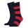 TOMMY HILFIGER Men Socks - Rugby Sock, Stockings, Stripes, uni/striped, Economy Pack Red 43-46