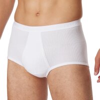 SCHIESSER Herren Slip - Original Doppelripp, Classic, Baumwolle, Eingriff, Weiß 2XL