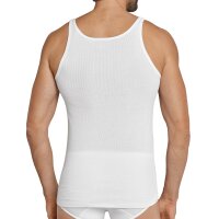 SCHIESSER Unterhemd - Original Doppelripp, Sport-Jacke, ärmellos, Weiß 2XL