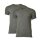 Marc O Polo Mens T-Shirt, V-Neck, Half Sleeve, Cotton Stretch, economy Pack Grey S (Small)