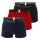 HOM Herren Boxer Shorts, 3er Pack - HOM Boxerlines #2, Baumwolle