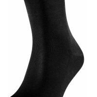 FALKE Herren Socken - Tiago, Strümpfe, Unifarben, Baumwollmischung, 41-48 Schwarz 47-48