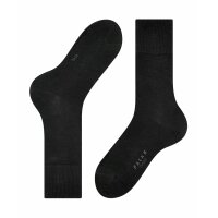 FALKE Herren Socken - Tiago, Strümpfe, Unifarben, Baumwollmischung, 41-48 Schwarz 47-48