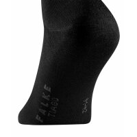 FALKE Mens Socks - Tiago, stockings, plain colours, cotton mix, 41-48 Black 11.5-12.5 UK