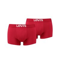 LEVIS Mens Solid Basic Trunk, Pack of 2, Boxer Shorts, Logo Waistband