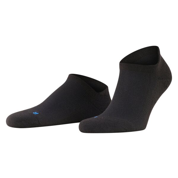 FALKE Unisex Sneakersocken - Cool Kick, Socken, Uni, anatomisch, ultraleicht, 37-48 Schwarz 39-41