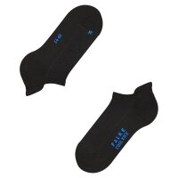 FALKE Unisex Sneaker Socks - Cool Kick, Socks, Uni, anatomic, ultra light, 37-48 Black 5.5-7.5 UK