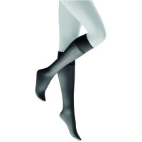 KUNERT Ladies Knee Highs SATIN LOOK 20 - transparent, glossy, 20 DEN