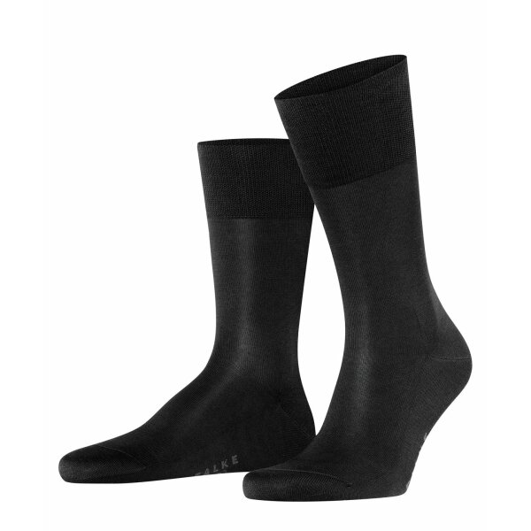 FALKE mens socks - Tiago, stockings, plain colours, cotton, 41-48, economy pack