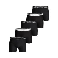BJÖRN BORG Herren Boxershorts 5er Pack - Pants, Cotton Stretch, Logobund schwarz S