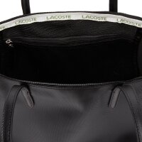 LACOSTE Damen Handtasche mit Reißverschluss - Zip Tote Bag, 30x35x14cm (BxHxT) Schwarz