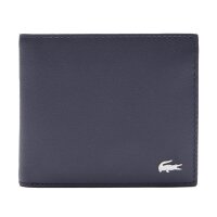 LACOSTE Mens Wallet, Genuine Leather - M Billfold Coin, 9,5x11,5x3cm (HxLxW) Blue