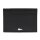LACOSTE Mens Credit Card Holder, genuine leather - Credit Card Holder, 7,5x11x1cm (HxLxW) Black