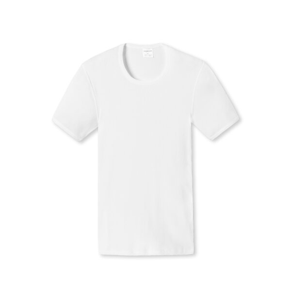 SCHIESSER Men 1/2 Arm T-Shirt - Undershirt, Cotton Essentials, Double Rib