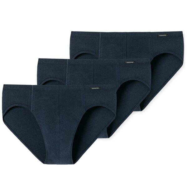 SCHIESSER mens briefs 3-pack - Supermini, Rio briefs, Essentials, Cotton Stretch