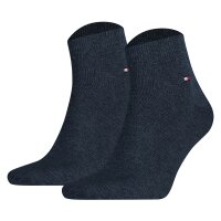 TOMMY HILFIGER Mens Quarter Socks, 2-pack - Sneaker,...