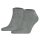 TOMMY HILFIGER Mens Sneaker Socks, 2-pack - TH, cotton, plain, 39-49 Grey 43-46