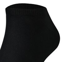 TOMMY HILFIGER Mens Sneaker Socks, 2-pack - TH, cotton, plain, 39-49 Black 39-42