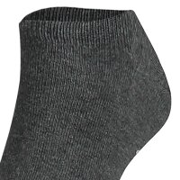 TOMMY HILFIGER Ladies Sneaker Socks, 2-pack - TH, cotton, plain, 35-42 Grey 35-38
