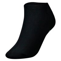 TOMMY HILFIGER Ladies Sneaker Socks, 2-pack - TH, cotton, plain, 35-42 Black 39-42